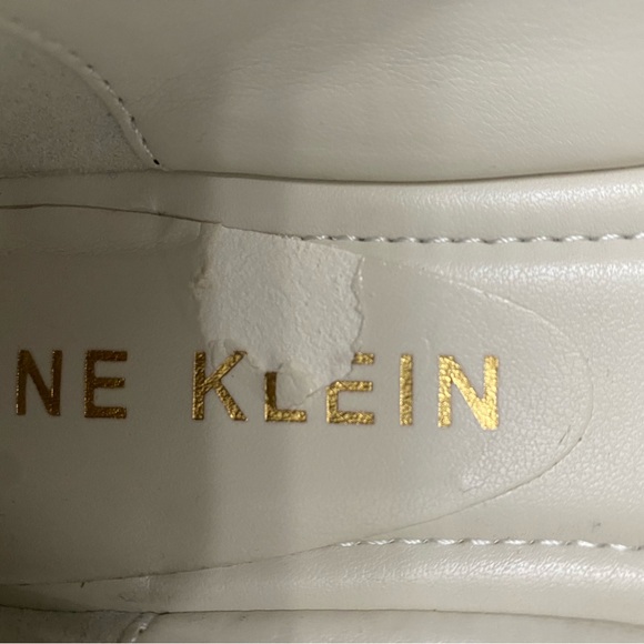 Anne Klein forest Green Loafers with Gold Accents - Picture 6 of 6